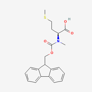 molecular formula C21H23NO4S B1466519 Fmoc-N-Me-L-Met-OH CAS No. 84000-12-4