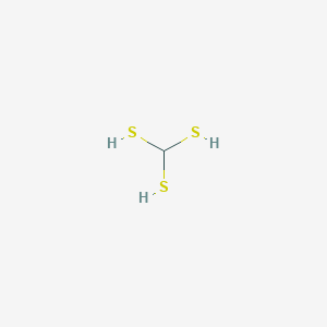 molecular formula CH4S3 B14665221 Methanetrithiol CAS No. 36069-03-1
