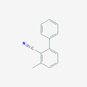 molecular formula C14H11N B14665323 Methylcyanobi-phenyl 