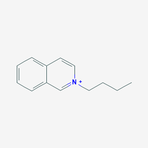 molecular formula C13H16N+ B14665435 Isoquinolinium, 2-butyl- CAS No. 46316-04-5