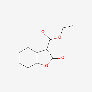 molecular formula C11H16O4 B14665452 Ethyl 2-oxooctahydro-1-benzofuran-3-carboxylate CAS No. 42798-05-0