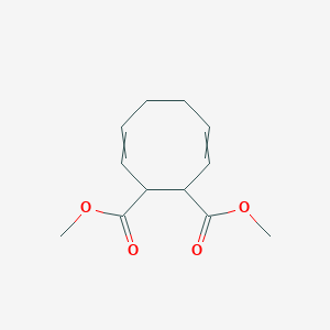 molecular formula C12H16O4 B14665466 Dimethyl cycloocta-3,7-diene-1,2-dicarboxylate CAS No. 41937-77-3