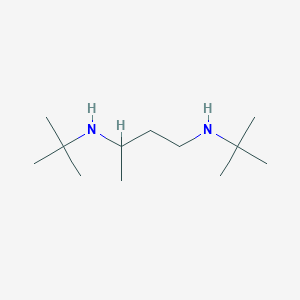 molecular formula C12H28N2 B14665472 N~1~,N~3~-Di-tert-butylbutane-1,3-diamine CAS No. 37935-09-4