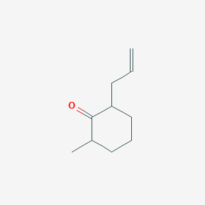 molecular formula C10H16O B14665474 2-Allyl-6-methylcyclohexanone CAS No. 36321-95-6