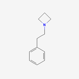 molecular formula C11H15N B14665480 N-Phenethylazetidine CAS No. 42525-65-5