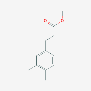 molecular formula C12H16O2 B1466549 Methyl 3-(3,4-dimethylphenyl)propanoate CAS No. 1030628-12-6