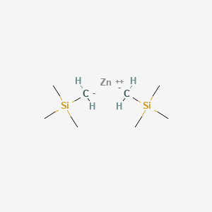 molecular formula C8H22Si2Zn B14665494 zinc;methanidyl(trimethyl)silane CAS No. 41924-26-9