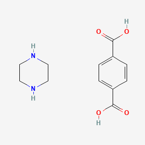 molecular formula C12H16N2O4 B14665511 Piperazinium terephthalate CAS No. 41857-87-8