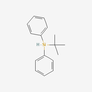 molecular formula C16H20Si B1466558 tert-Butyl(diphenyl)silane CAS No. 33729-92-9