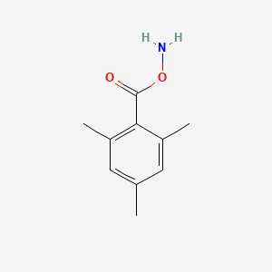 molecular formula C10H13NO2 B14665627 O-Mesitoylhydroxylamine CAS No. 37477-17-1