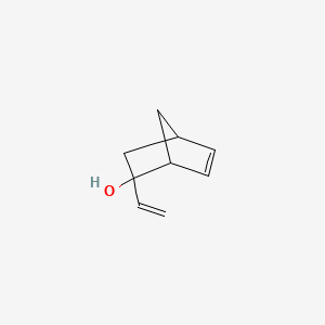 molecular formula C9H12O B14665657 6-exo-Vinyl-5-endo-norbornenol CAS No. 104013-08-3