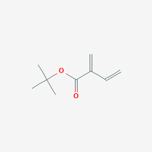 molecular formula C9H14O2 B14665670 tert-Butyl 2-methylidenebut-3-enoate CAS No. 44985-61-7