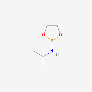 molecular formula C5H12NO2P B14665677 N-(Propan-2-yl)-1,3,2-dioxaphospholan-2-amine CAS No. 51439-09-9
