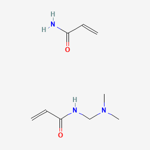 molecular formula C9H17N3O2 B14665682 N-[(dimethylamino)methyl]prop-2-enamide;prop-2-enamide CAS No. 41222-47-3