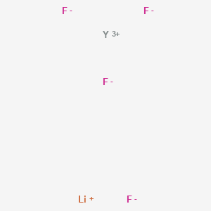 molecular formula F4LiY B14665711 Lithium yttrium fluoride (1/1/4) CAS No. 39345-89-6