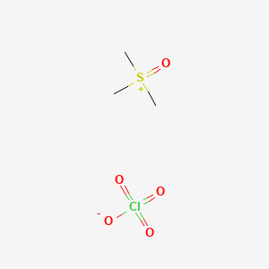 molecular formula C3H9ClO5S B14665745 Sulfoxonium, perchlorate CAS No. 38223-07-3