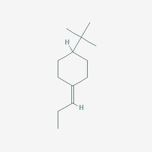 molecular formula C13H24 B14665765 1-Tert-butyl-4-propylidenecyclohexane CAS No. 51197-95-6