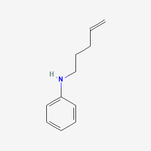 molecular formula C11H15N B14665791 N-pent-4-enylaniline CAS No. 42331-17-9