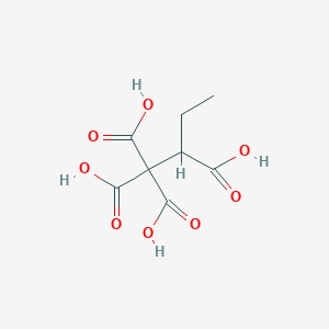 molecular formula C8H10O8 B14665885 Butane-1,1,1,2-tetracarboxylic acid CAS No. 51156-90-2