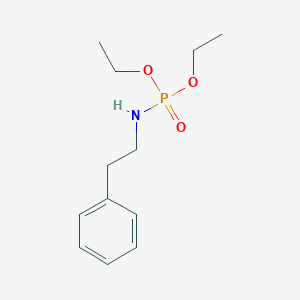 molecular formula C12H20NO3P B146659 苯乙基二乙基氨基膦酸酯 CAS No. 57673-91-3