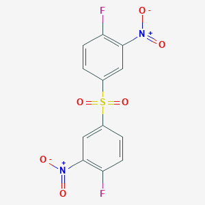 molecular formula C12H6F2N2O6S B146660 Bis(4-fluoro-3-nitrophenyl) sulfone CAS No. 312-30-1
