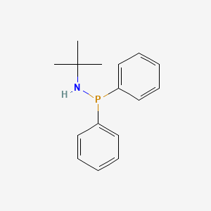 molecular formula C16H20NP B14666086 n-Tert-butyl-p,p-diphenylphosphinous amide CAS No. 41979-47-9