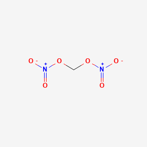 molecular formula CH2N2O6 B14666088 Nitrooxymethyl nitrate CAS No. 38483-28-2