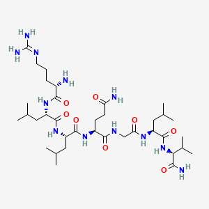 molecular formula C36H68N12O8 B14666215 Secretin (21-27) CAS No. 45323-83-9