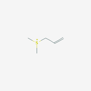 molecular formula C5H11S+ B14666350 Sulfonium, dimethyl-2-propenyl- CAS No. 44398-00-7