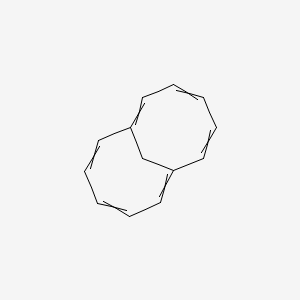 molecular formula C13H12 B14666360 Bicyclo[5.5.1]trideca-1,3,5,7,9,11-hexaene CAS No. 40985-77-1