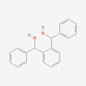 molecular formula C20H18O2 B14666431 Benzene-1,2-diylbis(phenylmethanol) CAS No. 42908-58-7