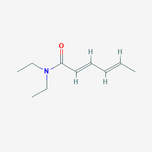 molecular formula C10H17NO B14666436 2,4-Hexadienamide, N,N-diethyl- CAS No. 50362-13-5