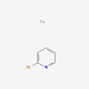 molecular formula C5H4BrCuN B14666530 2-Bromopyridine--copper (1/1) CAS No. 36264-49-0