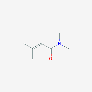 molecular formula C7H13NO B14666571 N,N-dimethylsenecioamide 
