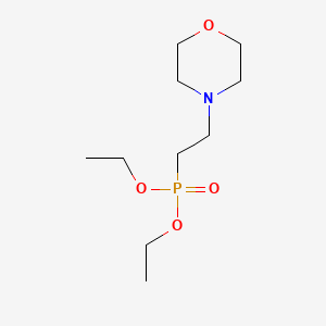 molecular formula C10H22NO4P B14666639 Diethyl 2-morpholinoethylphosphonate 