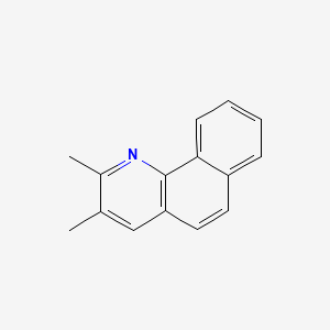 molecular formula C15H13N B14666655 2,3-Dimethylbenzo[h]quinoline CAS No. 37069-37-7