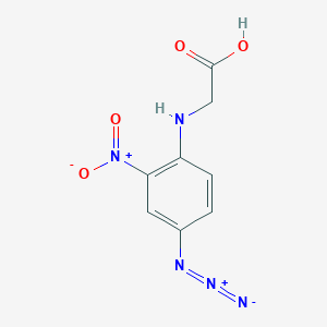 molecular formula C8H7N5O4 B14666696 N-(4-Azido-2-nitrophenyl)glycine CAS No. 38873-75-5