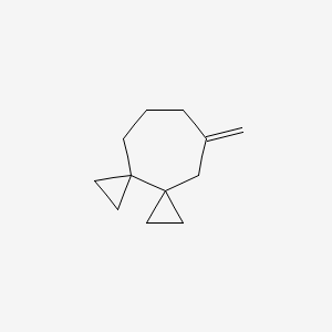 molecular formula C12H18 B14666732 Dispiro[2.0.2.5]undecane, 8-methylene- CAS No. 51567-09-0