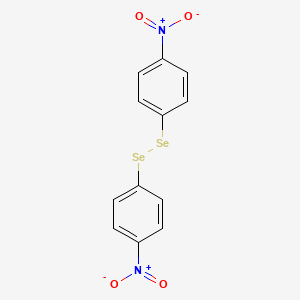 molecular formula C12H8N2O4Se2 B14666739 Bis(4-nitrophenyl) diselenide CAS No. 36297-89-9