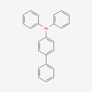 molecular formula C24H19As B14666747 Biphenyl-4-yl(diphenyl)arsane CAS No. 47433-69-2