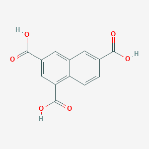 molecular formula C13H8O6 B14666759 Naphthalene-1,3,6-tricarboxylic acid CAS No. 36439-96-0