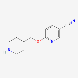 6-(Piperidin-4-ylmethoxy)nicotinonitrile