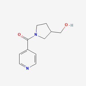[1-(Pyridine-4-carbonyl)pyrrolidin-3-yl]methanol