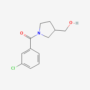 [1-(3-Chlorobenzoyl)pyrrolidin-3-yl]methanol
