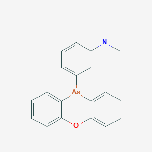 molecular formula C20H18AsNO B14666794 N,N-Dimethyl-3-(10H-phenoxarsinin-10-YL)aniline CAS No. 51440-01-8