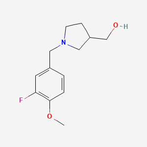 (1-(3-Fluoro-4-methoxybenzyl)pyrrolidin-3-yl)methanol