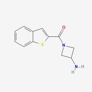 1-(1-Benzothiophene-2-carbonyl)azetidin-3-amine