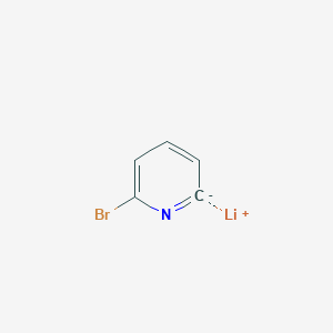 molecular formula C5H3BrLiN B14666881 Lithium, (6-bromo-2-pyridinyl)- CAS No. 37709-60-7
