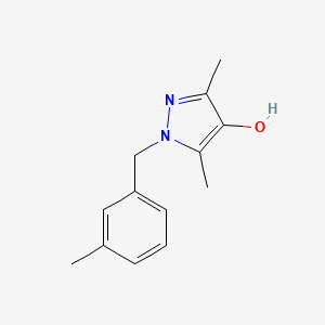 3,5-Dimethyl-1-(3-methylbenzyl)-1H-pyrazol-4-ol