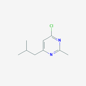 4-Chloro-6-isobutyl-2-methylpyrimidine